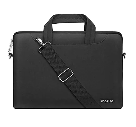 MOSISO Laptop Borsa a Tracolla Compatibile con MacBook PRO/Air 13 Pollice, 13-13,3 Pollice...