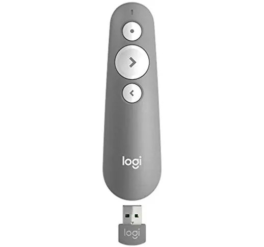 Logitech R500 Telecomando per Presentazioni Laser USB e Bluetooth, Compatibilità Universal...