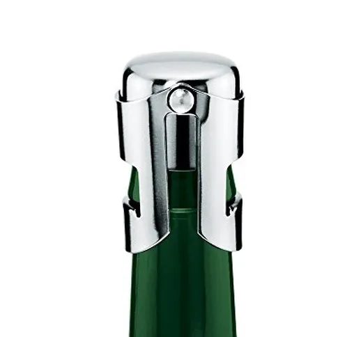 Leopold Vienna Chiusura ermetica delle bottigli, Inossidabile, Grigio Acciaio, 40x40x55mm