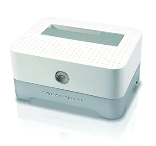 Conceptronic CHDDOCKUSB3, HDD Dock e Recinzione, 2,5 / 3,5 pollici docking station per Har...