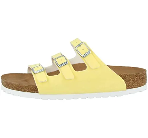 Birkenstock Florida Fresh Sunkissed Donna,Sandali,Signora,Vegan,Vanilla,36 EU