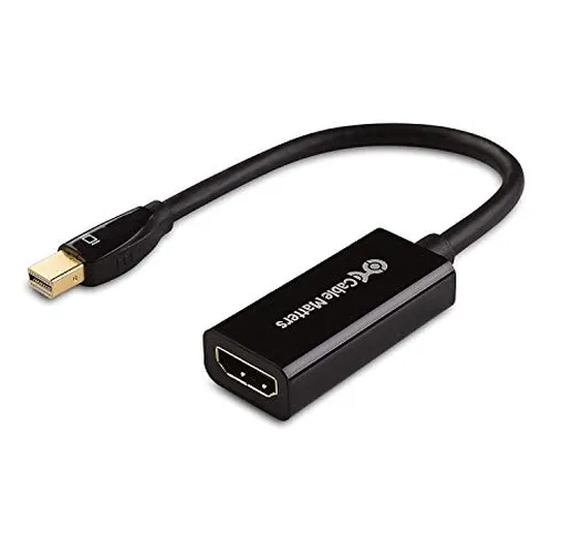 Cable Matters 4K Adattatore Mini DisplayPort a HDMI (Adattatore Mini DP a HDMI 4K) Colore...