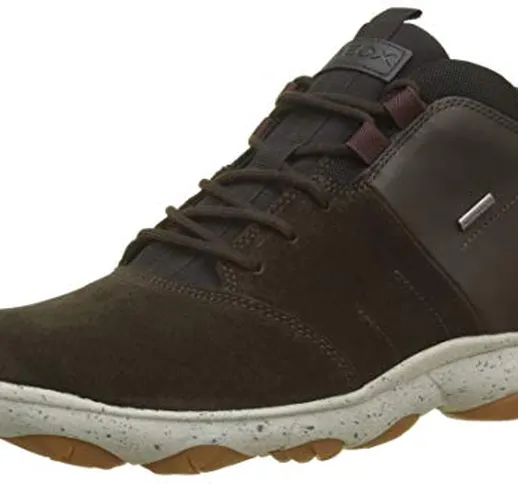 Geox U Nebula 4 X 4 B ABX A, Stivali Chukka Uomo, Marrone (Dk Coffee/Coffee C6t6m), 42 EU