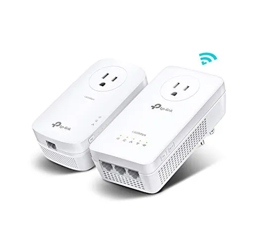 TP-Link AV1300 Powerline WiFi Extender(TL-WPA8631P KIT)- Powerline Ethernet Adapter with A...