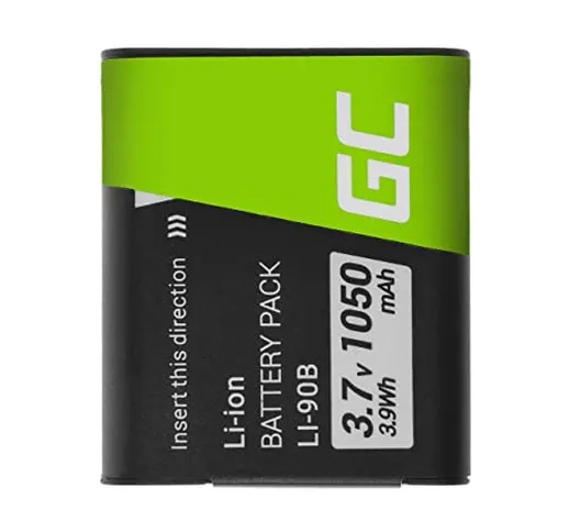 Green Cell® Batteria Li-90B Li-92B per Olympus Tough TG-1 TG-2 TG-3 TG-4 TG-5, VoiSquare,...