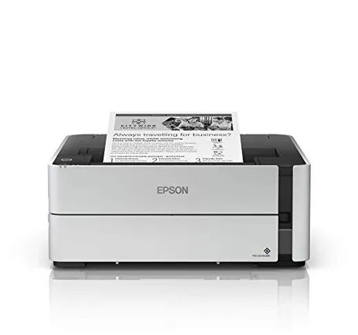 Epson EcoTank ET-M1140, Stampante Bianco/Nero, Solo USB, Solo Stampante, Stampa fino a 110...