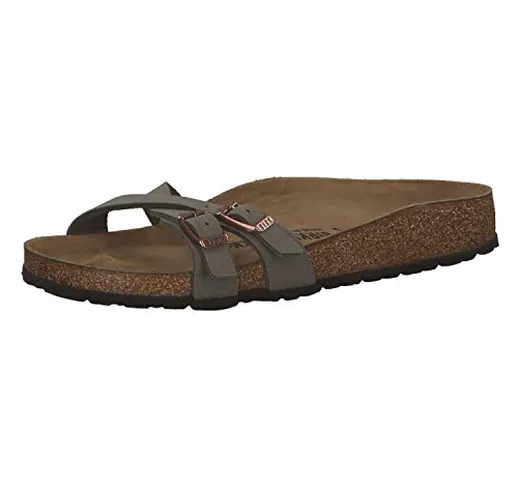 Birkenstock - Almere - Sandalo con Due Sottili Fascette,Fibbie Regolabili