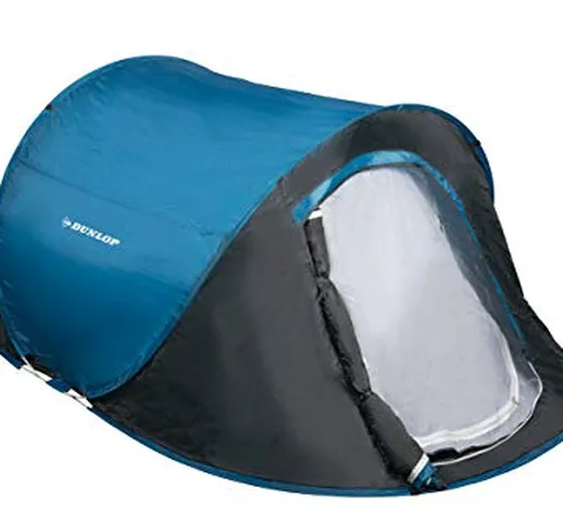 Dunlop Tenda da Campeggio Pop-Up per 1 Persone, Impermeabile, Il Trasporto Facile da Monta...