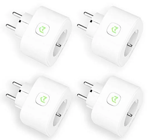 Presa Intelligente Wifi 16A 3680W Smart Plug(Type F) Energy Monitor Protezione Sovraccaric...