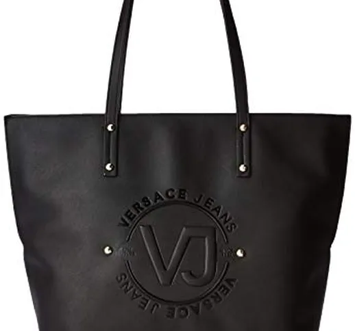 Versace Jeans Bag, Borsa a Spalla Donna, Nero (Nero), 14x29x42 cm (W x H x L)