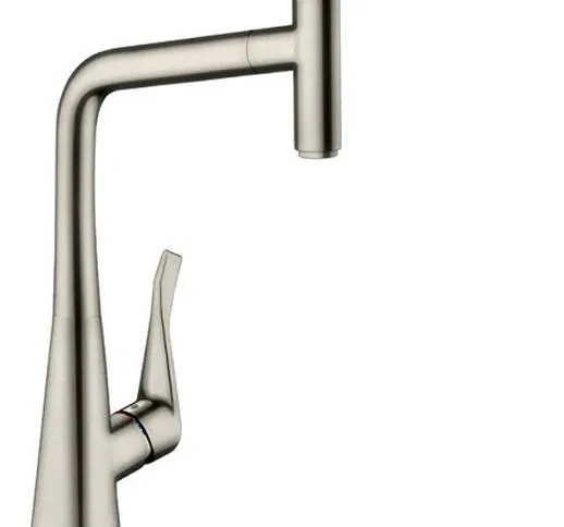 Hansgrohe 73803800 HansGul, miscelatore monocomando da cucina, altezza 320 mm, con beccucc...