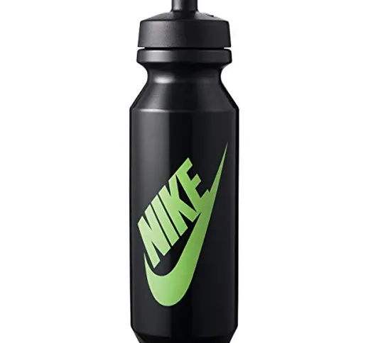 Nike Big Mouth Bottle 2.0 - Borraccia da 650 ml, colore: Nero/Verde