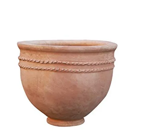 Biscottini Vaso Terracotta del Sahara 55x65x65 cm | Vasi Terracotta Grandi Fatti a Mano |...