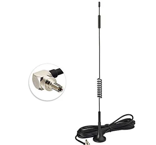 Bingfu Antenna 4G LTE Interni Antenna Maschio CRC9 7Dbi Base Magnetica con Cavo Prolunga d...