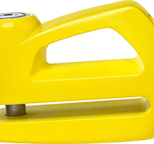 Abus 55968 Bloccadisco Meccanico, Giallo, Taglia 10 mm