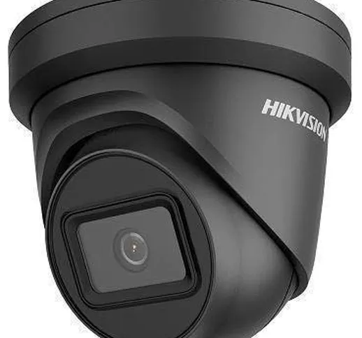 Hikvision Telecamera Ip Poe 4K DarkFighter 2.8mm Turret Black Nero DS-2CD2385G1-I