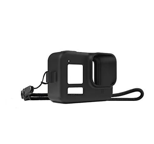 TUTUO Custodia Protettiva in Silicone con Cordino per GoPro Hero 8 Black Action Camera，Cu...