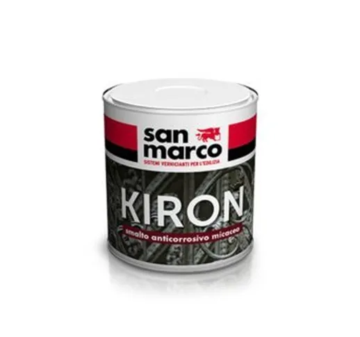San Marco KIRON 70 Smalto anticorrosivo ad effetto micaceo, colore: Antracite, size: 0,75...