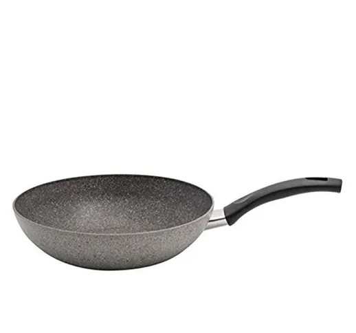 BALLARINI Cortina Granitium Wok 1/M, Alluminio, Grigio, 28 cm