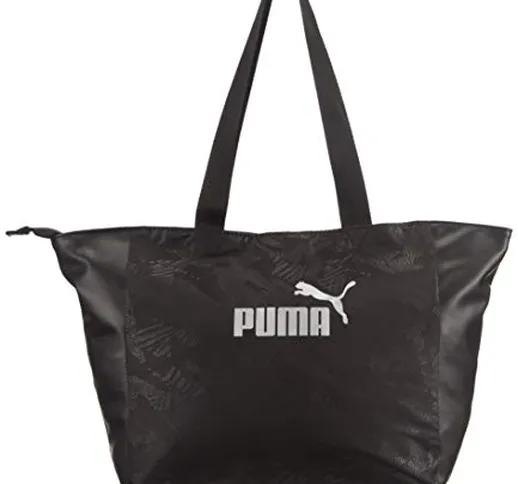 PUMA Wmn Core Up Large Shopper, Borsa Donna Black (Nero), Taglia Unica