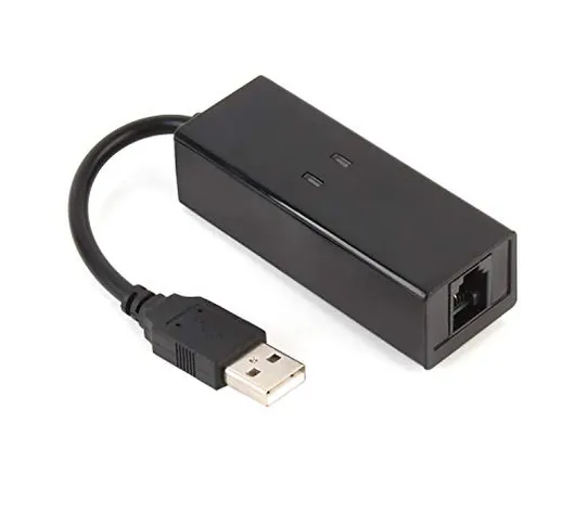 FairytaleMM Dimensioni Portatili USB Esterno 56K V.90 V.92 Modem Dati fax vocale Esterno p...