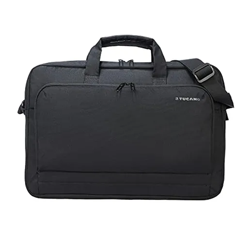 Tucano Star - Borsa per PC Portatile 17" Compatibile con MacBook PRO 16", con Tracolla, ag...