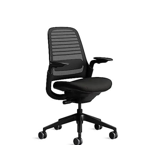 Steelcase Series 1 Sedia da ufficio ergonomica regolabile in altezza con supporto lombare...