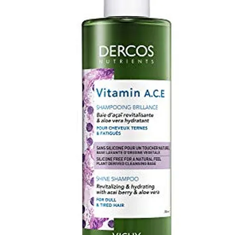 Vichy Dercos Nutrients Shampoo Vitamin - 250 Ml