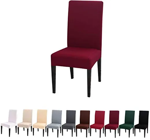 TasamēHOME Coprisedia con Schienale 6 Pezzi Elasticizzato, Misura Universale, Resistente e...