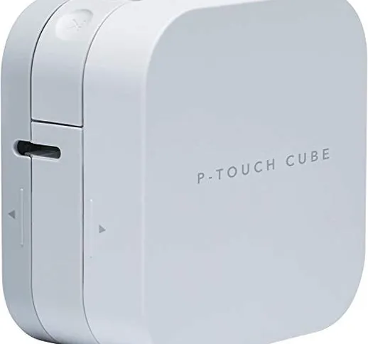 Brother P-Touch Cube PT-P300BT, Etichettatrice con Connettività Bluetooth e Compatibilità...