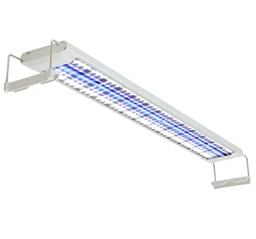 SOULONG Illuminazione per Acquario, Lampada LED per Acquari, 117 LEDs Luce Acquario in All...