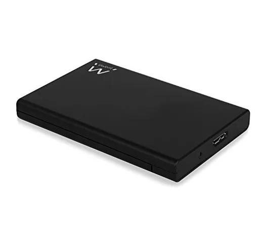 Ewent Case Esterno per Disco Rigido HD 2,5" SATA e SSD HDD 9.5 mm e 7 mm, Connessione USB...