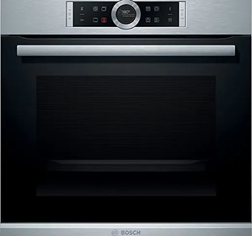 Bosch HBG675BS1 Forno Incasso, 3600 W, 71 Litri, Nero, Acciaio Inox