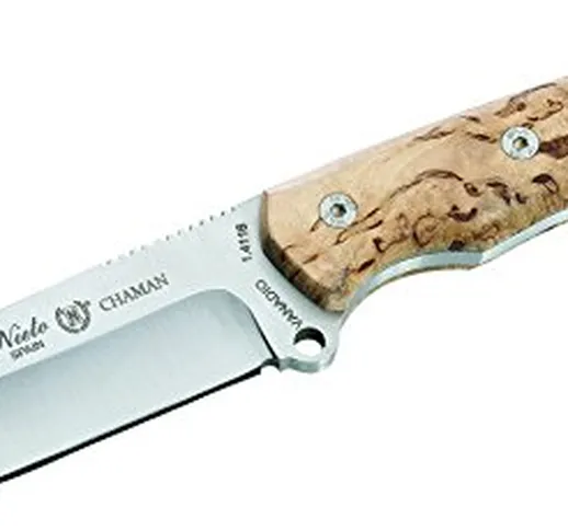 Nieto Coltello da Cintura Chaman Coltello da Caccia Outdoor, Multicolore, Taglia Unica