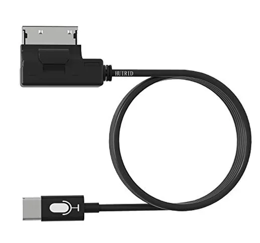 HUIRID Audi AMI a Tipo C Audi AMI WV MDI to USB C AUX Cavo Audio Adattatore per Pixel 2/XL...