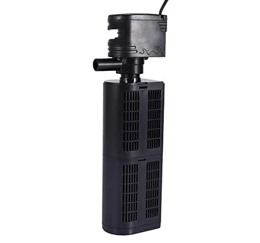 QIANMA Pompa Filtro Acquario Potente Pompa Filtro per Acquario 35w per Filtrazione per Acq...