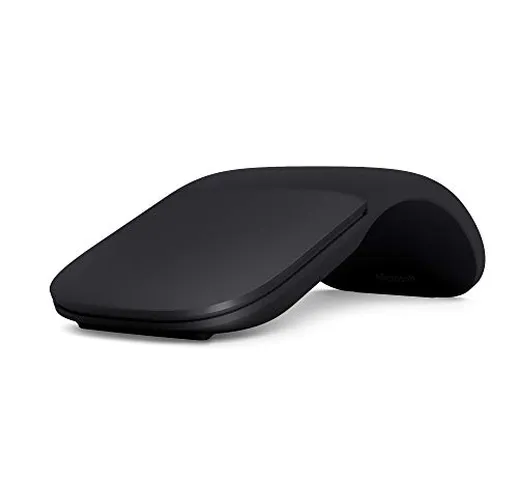 Microsoft Arc Mouse Bluetooth, BlueTrack Technology, Microsoft Windows 8/8.1/10, Nero