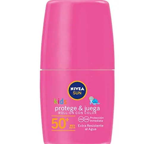 Nivea Sun Kids Protector Con Color Spf50+ Roll On - 50 ml