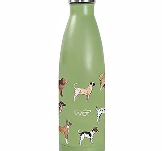 WD Lifestyle Bottiglia Termica 500ML Decorazione Cani