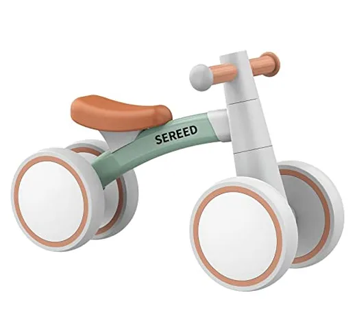 SEREED Bicicletta per bambini a partire da 1 anno, giocattolo per bambini da 12 a 24 mesi,...