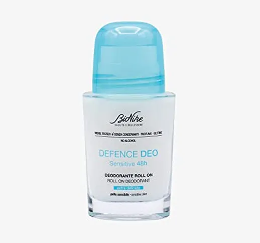 Bionike Defence - Deo Sensitive 48H, Roll-on Deodorante Antitraspirante, Assorbe il Sudore...