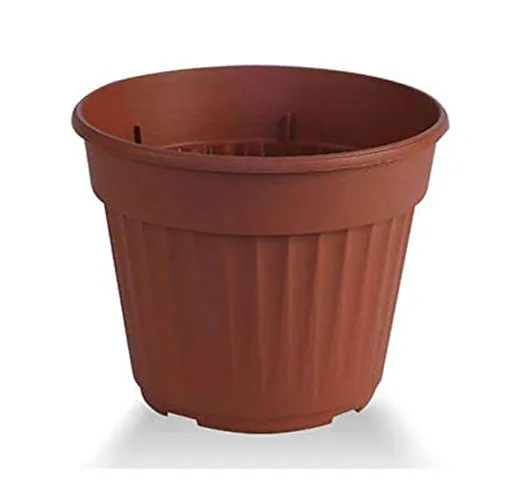 Vaso rotondo color terracotta 20x17 cm, (Art. 131, Vaso culticotto) ditta Arca