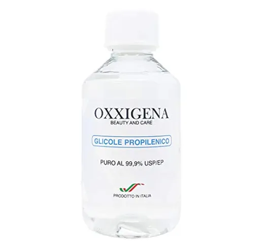 Oxxigena - Glicole Propilenico Liquido Puro al 99,9% da 250 ml, Base Neutra Full PG, Ideal...