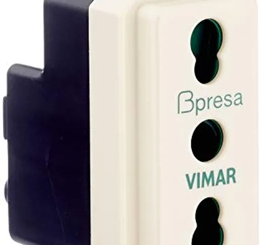 Vimar 0R08145 serie 8000 Bpresa SICURY 2P+T 16 A 250 V~ standard italiano tipo P17/11