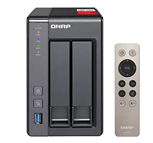 Qnap TS-251+-2G 2-Bay 4TB Bundle con 2x 2TB IronWolf ST2000VN004