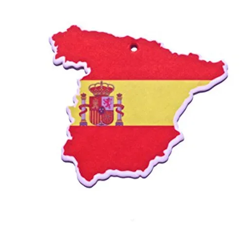 Deodorante per auto bandiera tricolore Spagna en 10 pezzo varie odori regali