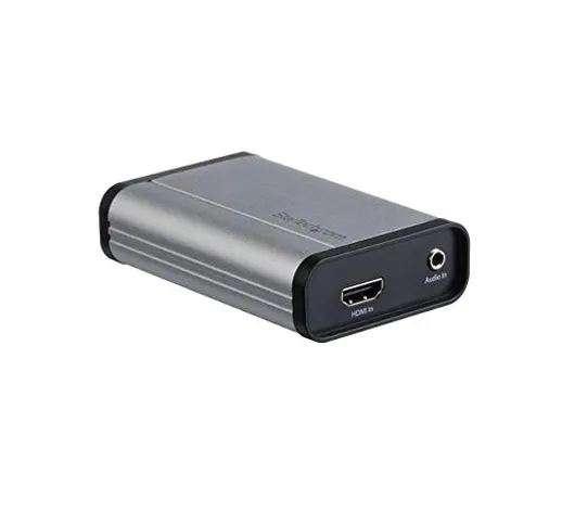 STARTECH.COM Scheda Acquisizione Video Capture USB-C a HDMI, Uvc, Plug And Play, Mac & Win...