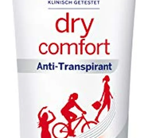 Nivea Deo Crema per donne, anti traspirante, Tube, Dry Comfort, confezione da 6 (6 X 75 ML...