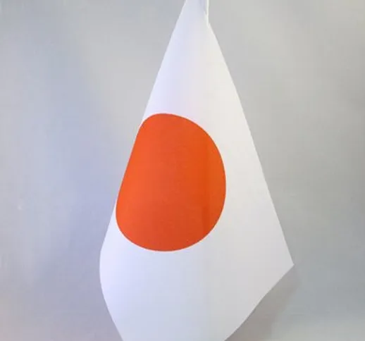 AZ FLAG Bandiera da Tavolo Giappone 21x14cm - Piccola BANDIERINA Giapponese 14 x 21 cm
