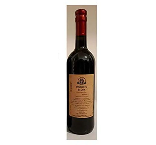 VINO COTTO DI UVA INGREDIENTE CUCINA PER DOLCI BOTTIGLIA DA 75 cl MADE IN ITALY PUGLIA